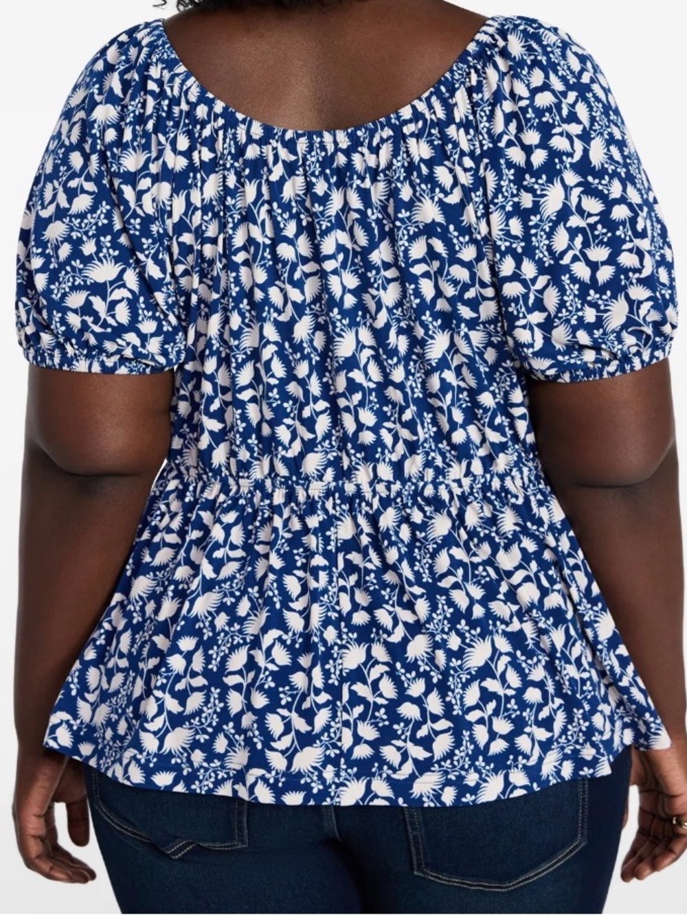 Terra & Sky Women's Peplum Top - Picture 4 of 5